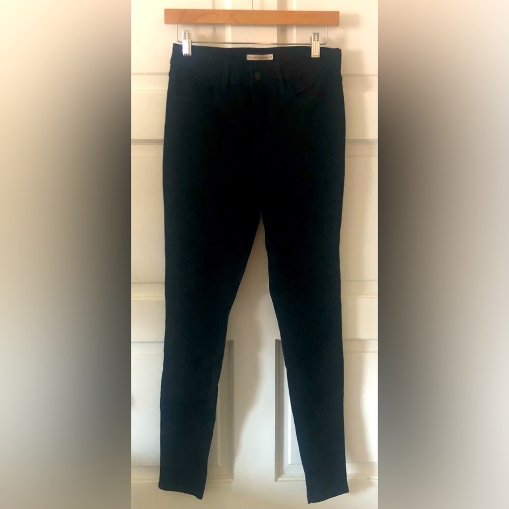 720 High Rise Super Skinny Black Denim Jean Women's Tag 28 x 29 Inseam